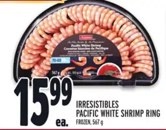 Metro Irresistibles pacific white shrimp ring offer