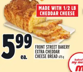 Metro Front street bakery extra cheddar cheese bread offer