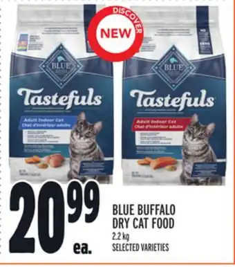 Metro Blue buffalo dry cat food offer