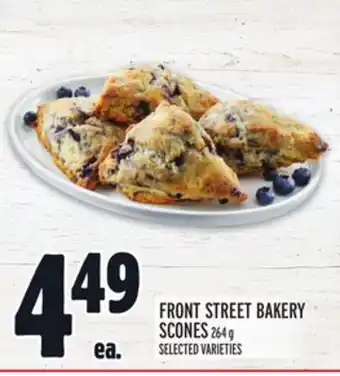 Metro Front street bakery scones offer