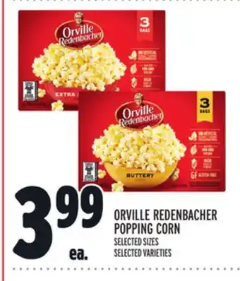 Metro Orville redenbacher popping corn offer