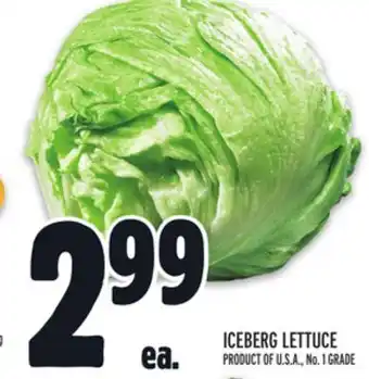 Metro Iceberg lettuce offer