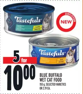 Metro Blue buffalo wet cat food offer