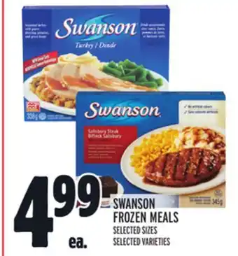 Metro Swanson frozen meals offer