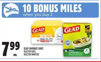 Metro Glad garbage bags offer