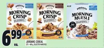 Metro Jordans cereal offer