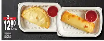 Metro Fresh 2 go calzone or stromboli offer