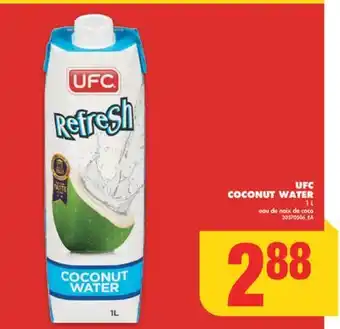 No Frills Ufc coconut water, 1 l offer