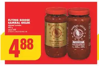 No Frills Flying goose sambal oelek, 495 g offer