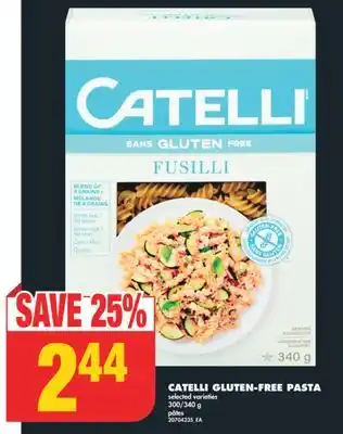 No Frills Catelli gluten-free pasta, 300/340 g offer