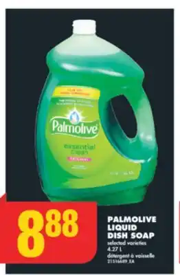 No Frills Palmolive liquid dish soap, 4.27 l offer