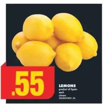 No Frills Lemons offer