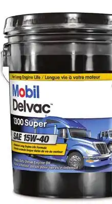 Canadian Tire Mobil delvac diesel oil offer