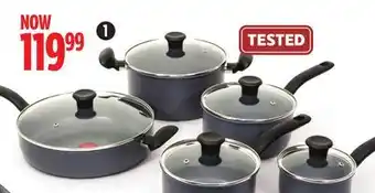 Canadian Tire T-fal 10-pc titanium non-stick cookset offer