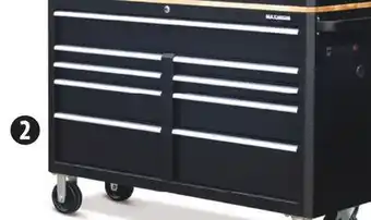 Canadian Tire Maximum 56˝ 9-drawer cabinet with built-in power bar with usb offer