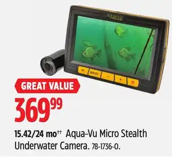 Canadian Tire Aqua-vu micro stealth underwater camera offer