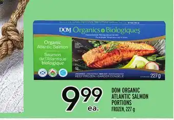 Metro Dom organic atlantic salmon portions offer