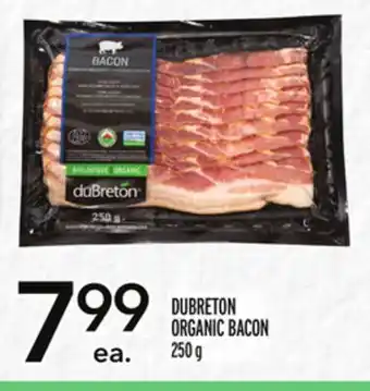 Metro Dubreton organic bacon offer