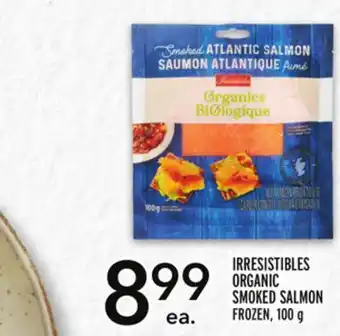 Metro Irresistibles organic smoked salmon offer