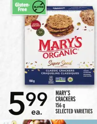 Metro Mary's crackers offer
