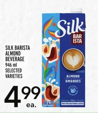 Metro Silk barista almond beverage offer