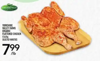 Metro Yorkshire valley farms organic flattened chicken offer