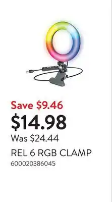 Walmart Rel 6 rgb clamp offer
