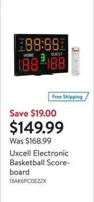 Walmart Uxcell electronic basketball scoreboard offer