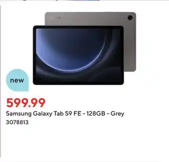 Staples Samsung galaxy tab s9 fe - 128gb - grey offer
