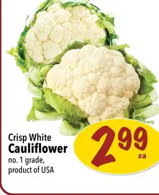Farm Boy Crisp white cauliflower offer