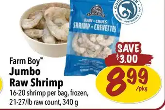Farm Boy Farm boy jumbo raw shrimp offer