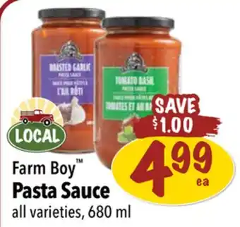 Farm Boy Farm boy pasta sauce offer