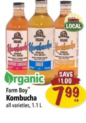 Farm Boy Farm boy kombucha offer