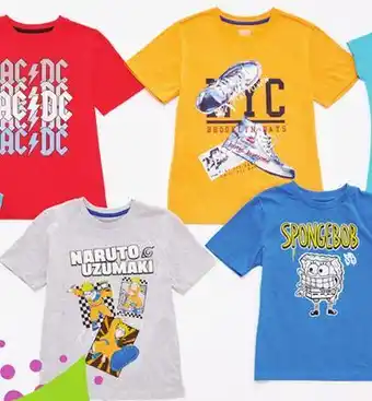 Giant Tiger Boys licensed tee offer