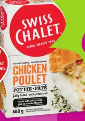 Giant Tiger Swiss chalet pot pie offer