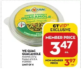 Giant Tiger We guac guacamole offer