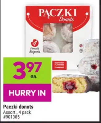Giant Tiger Paczki donuts offer