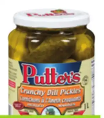 Giant Tiger Putter's pickles offer