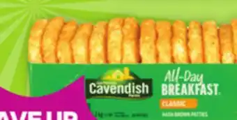 Giant Tiger Cavendish farms patties offer