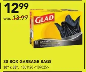 RONA 30-box garbage bags, 30x 38 offer