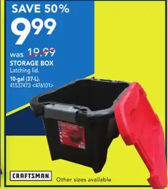 RONA Storage box offer