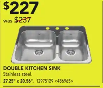 RONA Double kitchen sink offer