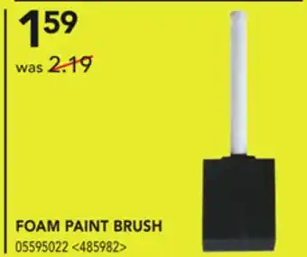 RONA Foam paint brush offer