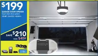 RONA Garage door opener offer