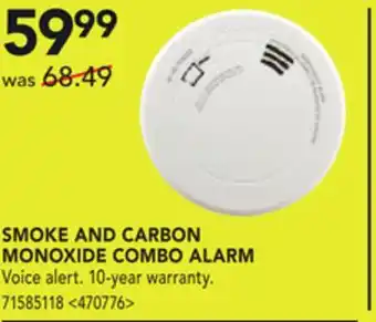 RONA Smoke and carbon monoxide combo alarm offer