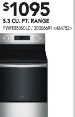 RONA Whirlpool 5.3 cu. ft. range offer