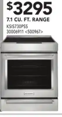 RONA Kitchenaid 7.1 cu. ft. range offer