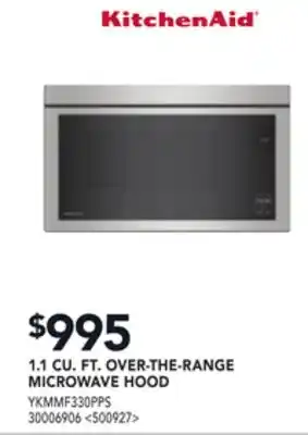RONA 1.1 cu. ft. over-the-range microwave hood offer