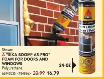 RONA Sika boom as-pro foam for doors and windows offer