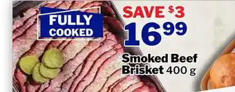 M & M Food Market Smoked beef brisket offer